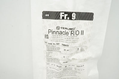 Terumo RSB903 Pinnacle R/O II Introducer Sheath 9 Fr x 25 cm x 0.038 inch (x)